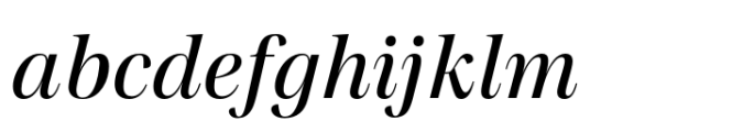 Madigan Text Medium Italic Font LOWERCASE