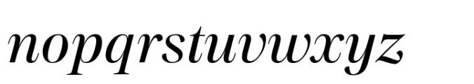 Madigan Text Medium Italic Font LOWERCASE