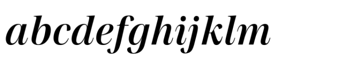 Madigan Text Semibold Italic Font LOWERCASE