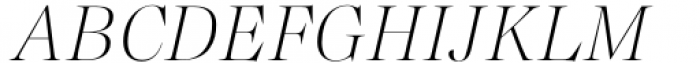 Madigan Thin Italic Font UPPERCASE
