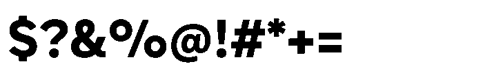Madion Extra Bold Font OTHER CHARS