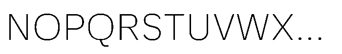 Madion Thin Font UPPERCASE