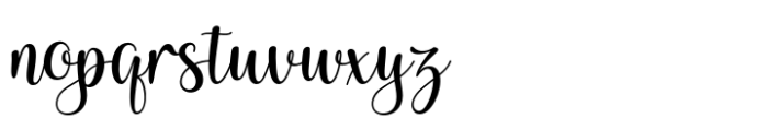 Madisya Script Font LOWERCASE