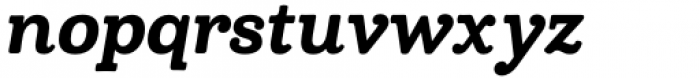Madley Black Italic Font LOWERCASE