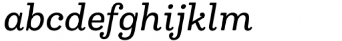 Madley Medium Italic Font LOWERCASE