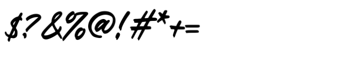 Madly Jealous Font OTHER CHARS