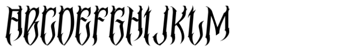 Madnes Blackletter Regular Font UPPERCASE