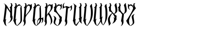 Madnes Blackletter Regular Font UPPERCASE