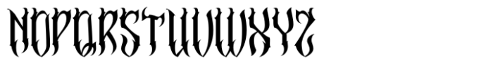 Madnes Blackletter Regular Font LOWERCASE