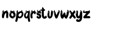 Madness Baby Regular Font LOWERCASE