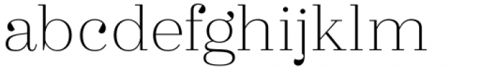 Madone Thin Font LOWERCASE