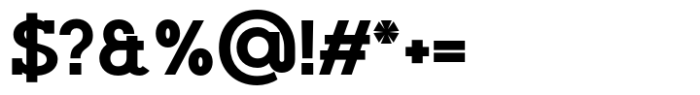 Madriz Black Semi Expanded Font OTHER CHARS