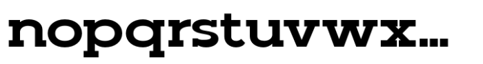 Madriz Black Semi Expanded Font LOWERCASE