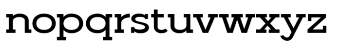 Madriz Semi Bold Semi Expanded Font LOWERCASE