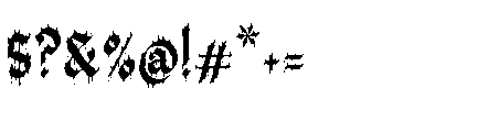 Madrock Font OTHER CHARS