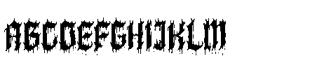 Madrock Font UPPERCASE