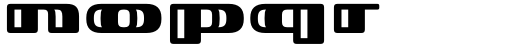 Madromit Half Open Font LOWERCASE