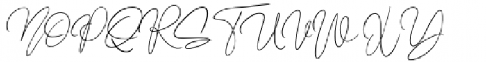 Madrutype Signature Regular Font UPPERCASE