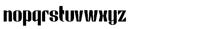 Madu Font LOWERCASE