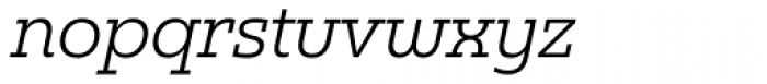 Madurai Slab Book Italic Font LOWERCASE