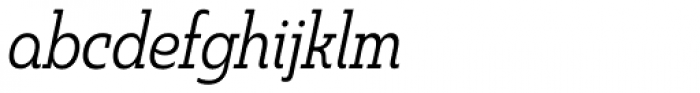 Madurai Slab Cond Italic Font LOWERCASE