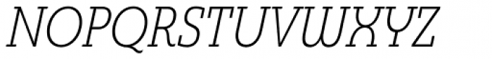 Madurai Slab Cond Light Italic Font UPPERCASE