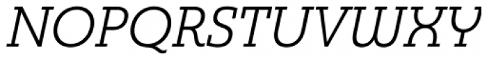 Madurai Slab Italic Font UPPERCASE