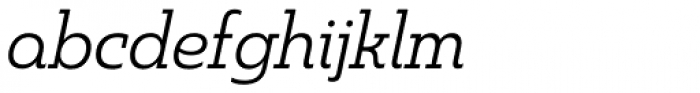 Madurai Slab Italic Font LOWERCASE