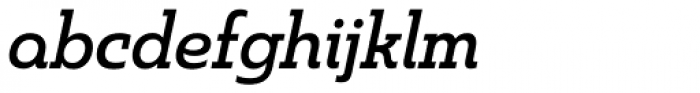 Madurai Slab Medium Italic Font LOWERCASE