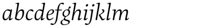Maecenas Light Italic Font LOWERCASE