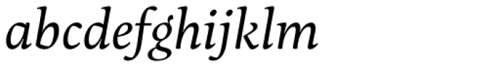 Maecenas Regular Italic Font LOWERCASE