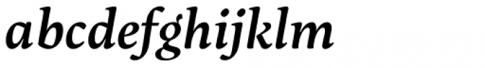Maecenas Semi Bold Italic Font LOWERCASE