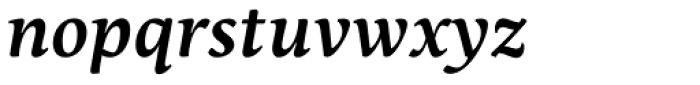 Maecenas Semi Bold Italic Font LOWERCASE