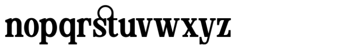 Maetinlla Bold Font LOWERCASE
