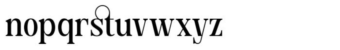 Maetinlla Thin Font LOWERCASE