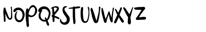 Maevy Font UPPERCASE