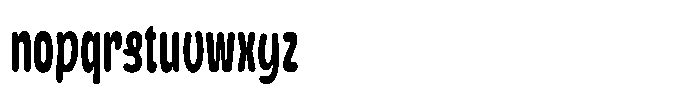 Maffine Rounded Font LOWERCASE