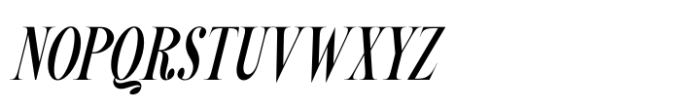 Mafian Italic Font UPPERCASE