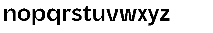 Mafingo Font LOWERCASE