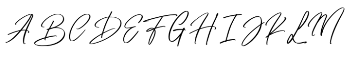 Mafisty Signature Font UPPERCASE