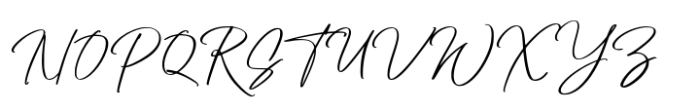 Mafisty Signature Font UPPERCASE