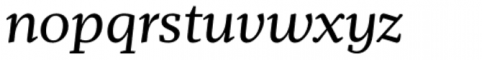 Mafra Book Italic Font LOWERCASE