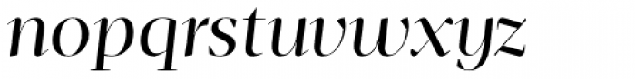 Mafra Display Book Italic Font LOWERCASE
