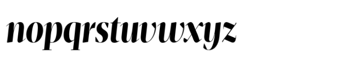 Mafra Display Condensed Bold Italic Font LOWERCASE
