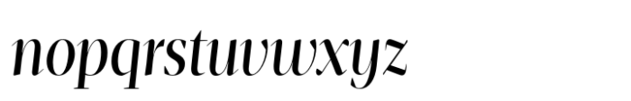 Mafra Display Condensed Book Italic Font LOWERCASE