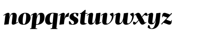Mafra Headline Black Italic Font LOWERCASE
