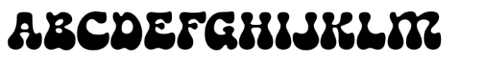 Mag Funky 72 pt Font UPPERCASE