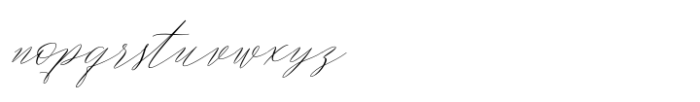 Magarella Script Font LOWERCASE