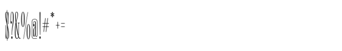 Magari Thin Font OTHER CHARS