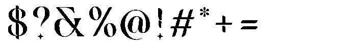 Magdalena Bieler Font OTHER CHARS
